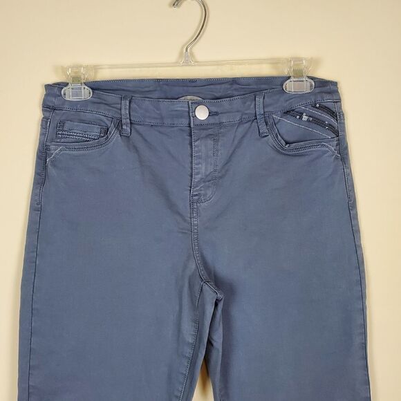 Soft Surroundings Blue Skinny Pants - Picture 2 of 9